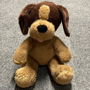 Build a Bear large two toned, floppy eared puppy